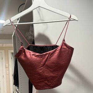 SHEIN Burgundy Camisole Top